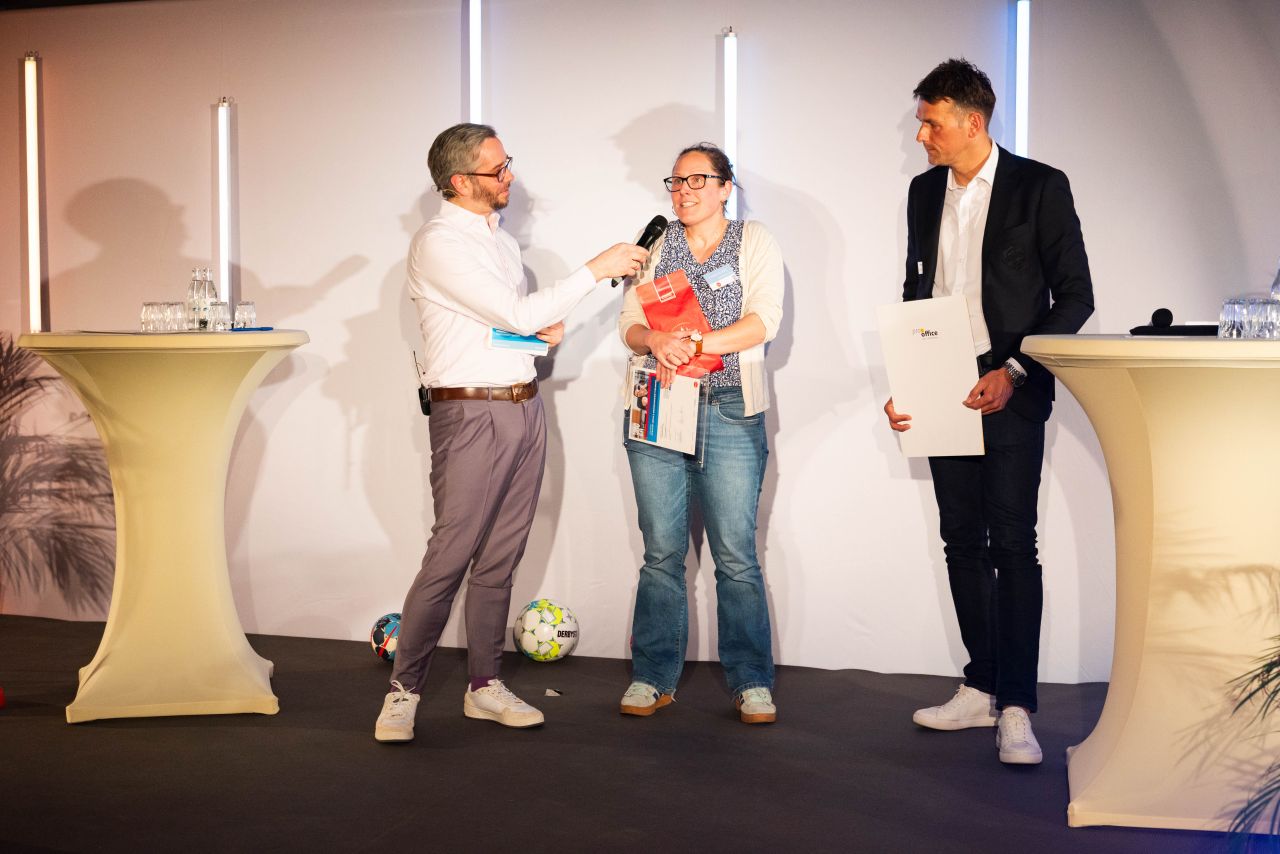 Friederike Eike, Siegerin des Highest Impacts beim Startup-Impuls Wettbewerb