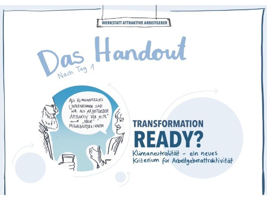 Transformation Ready? Zwei Personen die über KI reden.