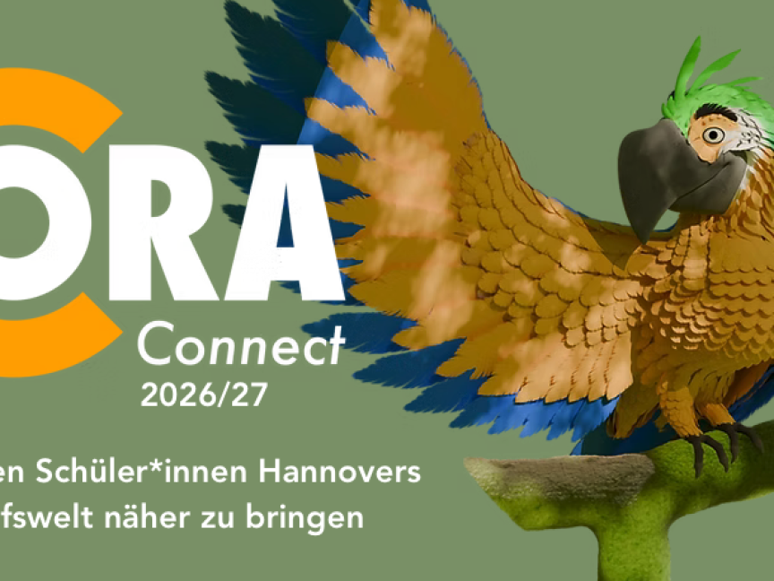 Orangefarbenes Logo mit dem Schriftzug „CORA" und dem Untertitel „Company Rallye" auf weißem Hintergrund.