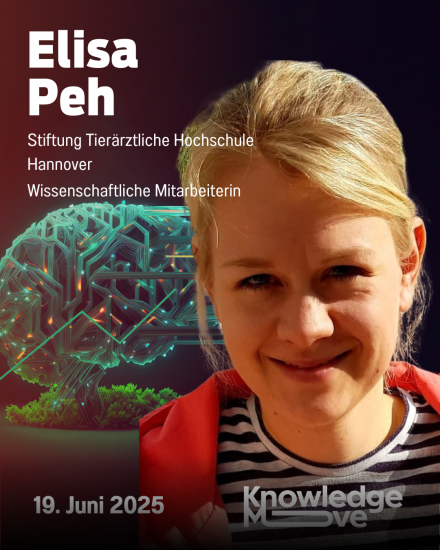Porträt von Elisa Peh, Wissenschaftliche Mitarbeiterin, Stiftung Tierärztliche Hochschule Hannover, 19. Juni 2025.