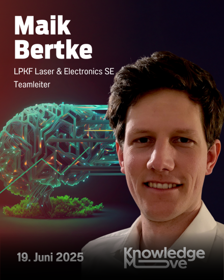 Porträtfoto von Maik Bertke, Teamleiter bei LPKF Laser & Electronics SE, Event-Ankündigung 19. Juni 2025.