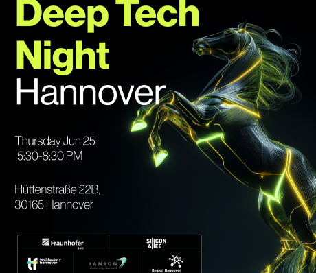 Key Visual der Deep Tech Night in Hannover 