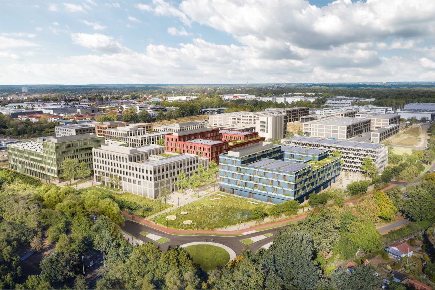 Blick auf den geplanten ONE Tech Campus