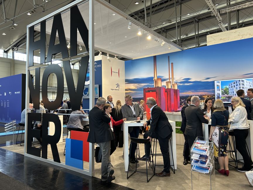 HANNOVER-Stand auf der Real Estate Arena 2025