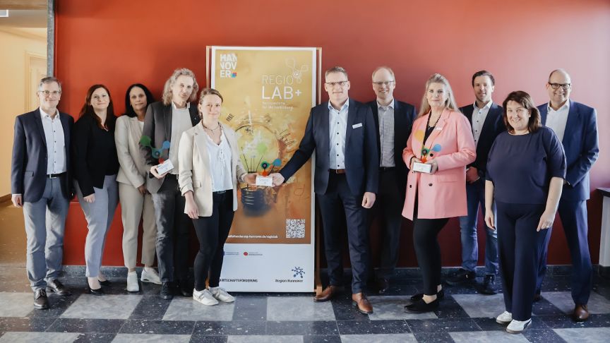 regioLab+ Weiterbildungspreis Preisträger und Region Hannover
