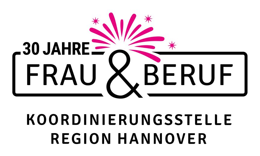 Jubiläumslogo Frau und Beruf