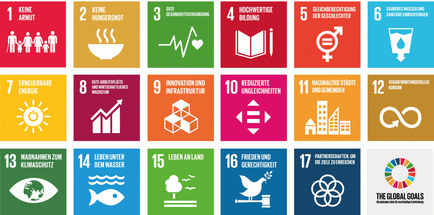 Global Goals - die globalen Ziele für nachhaltige Entwicklung
