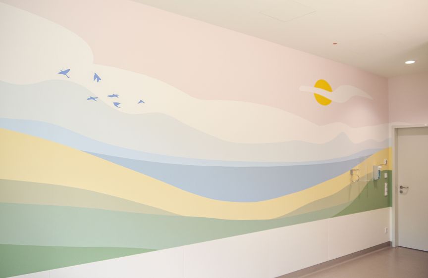 Gestaltung in der Lungenfachklinik Immenhausen - Palliativzimmer Gestaltung in der Lungenfachklinik Immenhausen - Palliativzimmer