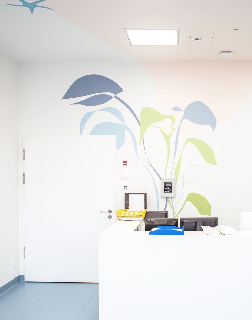 Gestaltung in der Sophienklinik GmbH, Hannover - Aufwachraum  Gestaltung in der Sophienklinik GmbH, Hannover - Aufwachraum