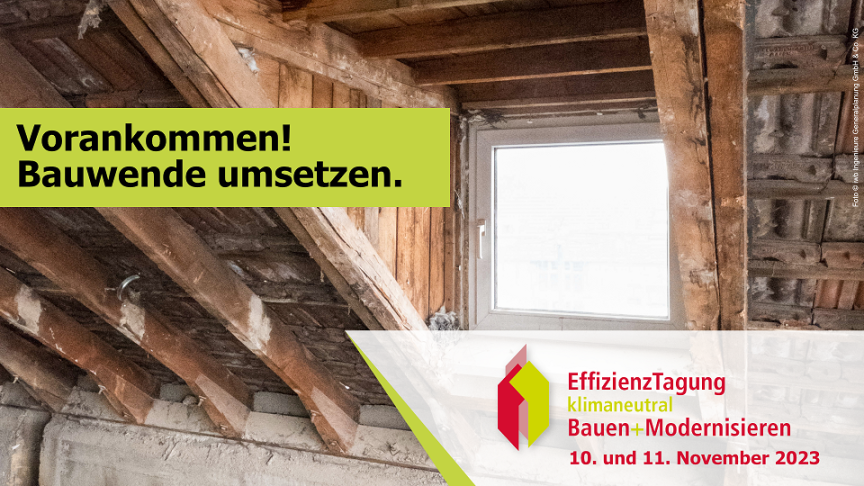 EffizienzTagung klimaneutral Bauen + Modernisieren