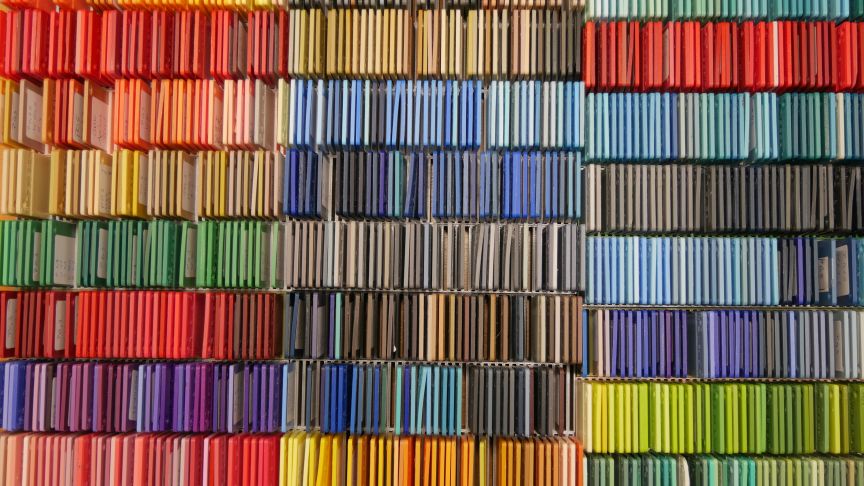Farbpalette in der Produktion Farbpalette in der Produktion