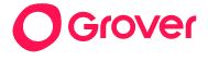 Grover-Logo: roter Kreis mit weißem „O" links, schwarzer Schriftzug „Grover" rechts.